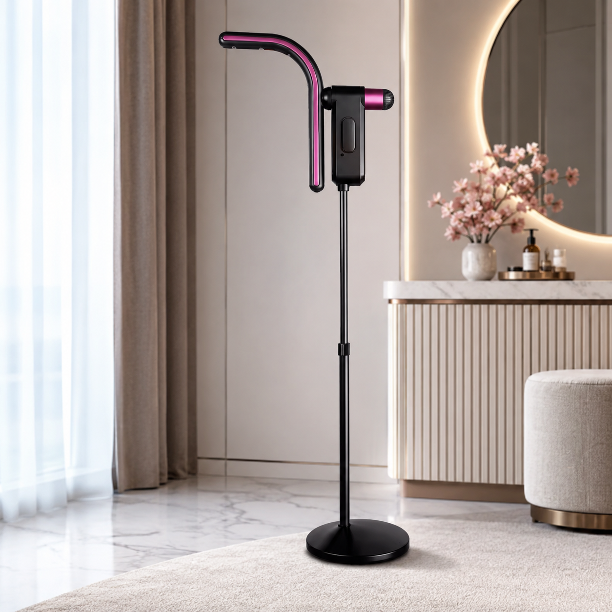 AirHalo™ Hands-Free Rotating Hair Dryer